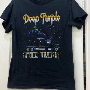 Deep Purple  Space Truckin Black Tshirt